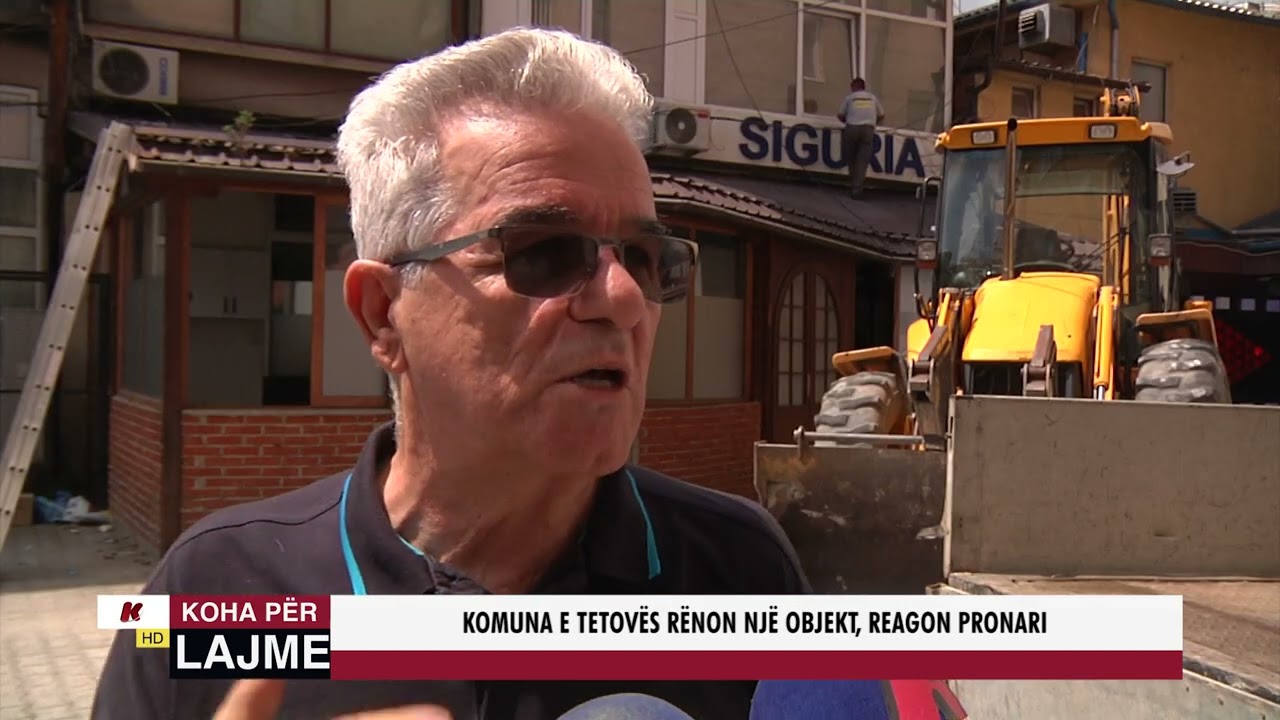 KOMUNA E TETOVËS RËNON NJË OBJEKT, REAGON PRONARI
