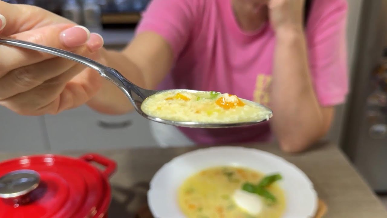 Čorba bez mesa za 30 minuta – jeftina i savršena! Čorba sa grizom🥣💛