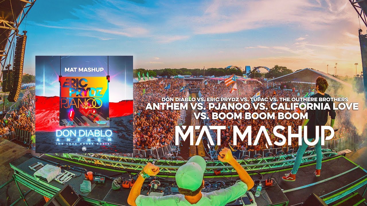 Don Diablo vs. Eric Prydz - Anthem vs. Pjanoo vs. California Love vs. Boom Boom Boom (MAT Mashup)