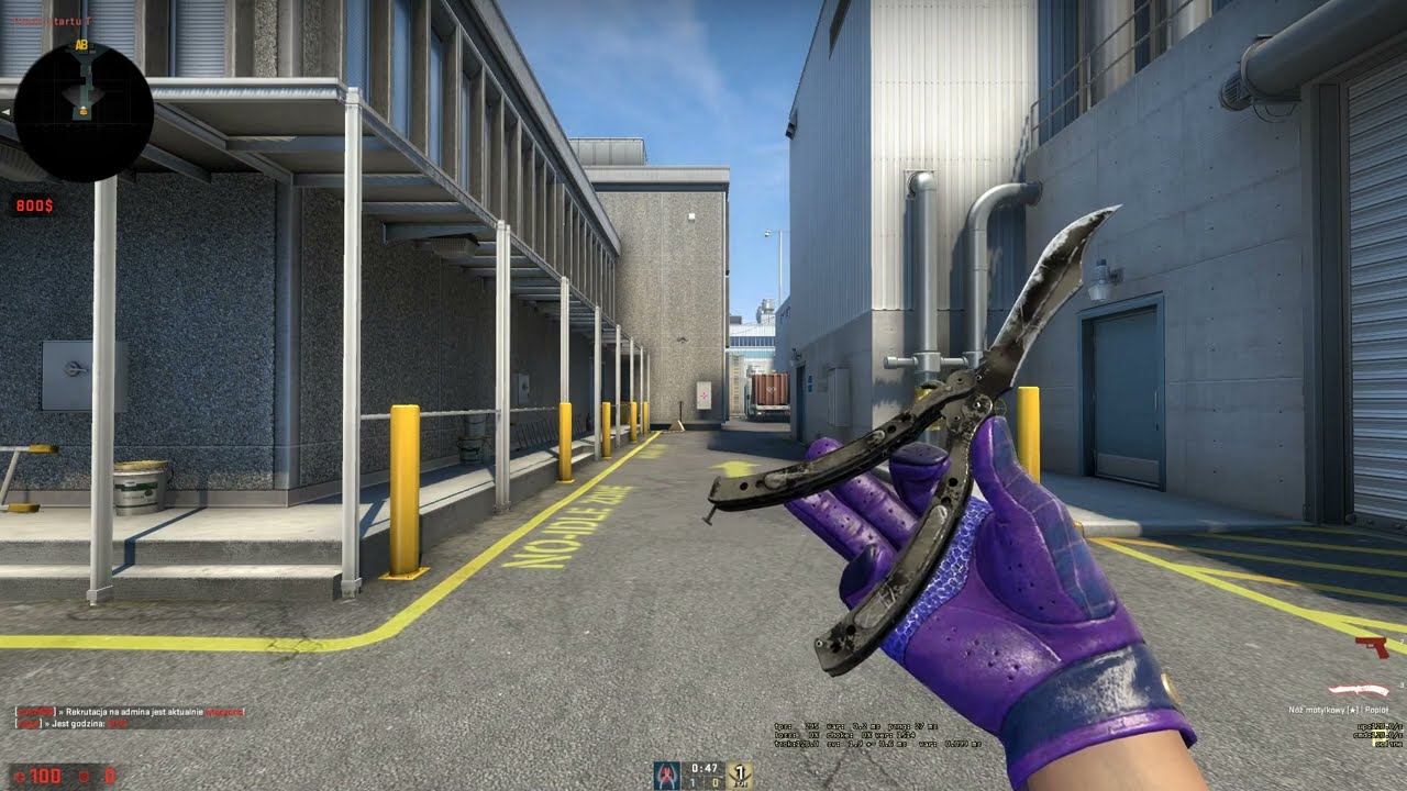 CS:GO BUTTERFLY KNIFE SCORCHED WELL-WORN | SKIN SHOWCASE