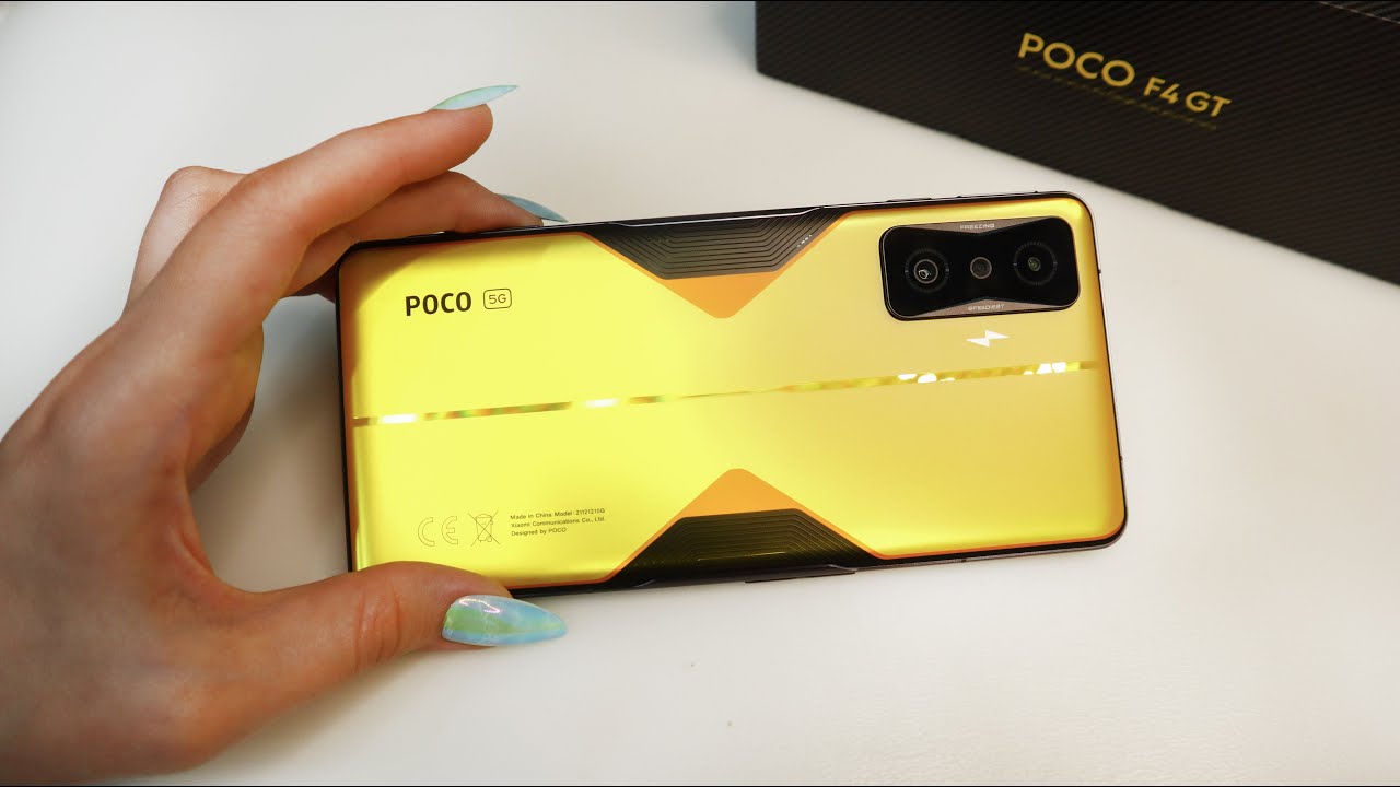 POCO F4 GT Unboxing ASMR CYBERYELLOW