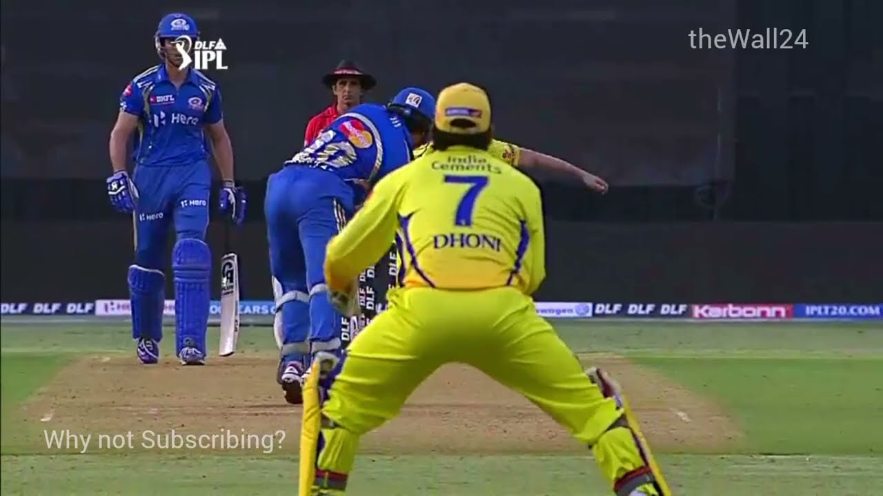 Сачин Тендулкар в матче IPL: MI против CSK