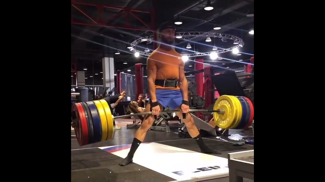 500 kg On Dead lift #anatoly #gym #deadlift #training #shorts