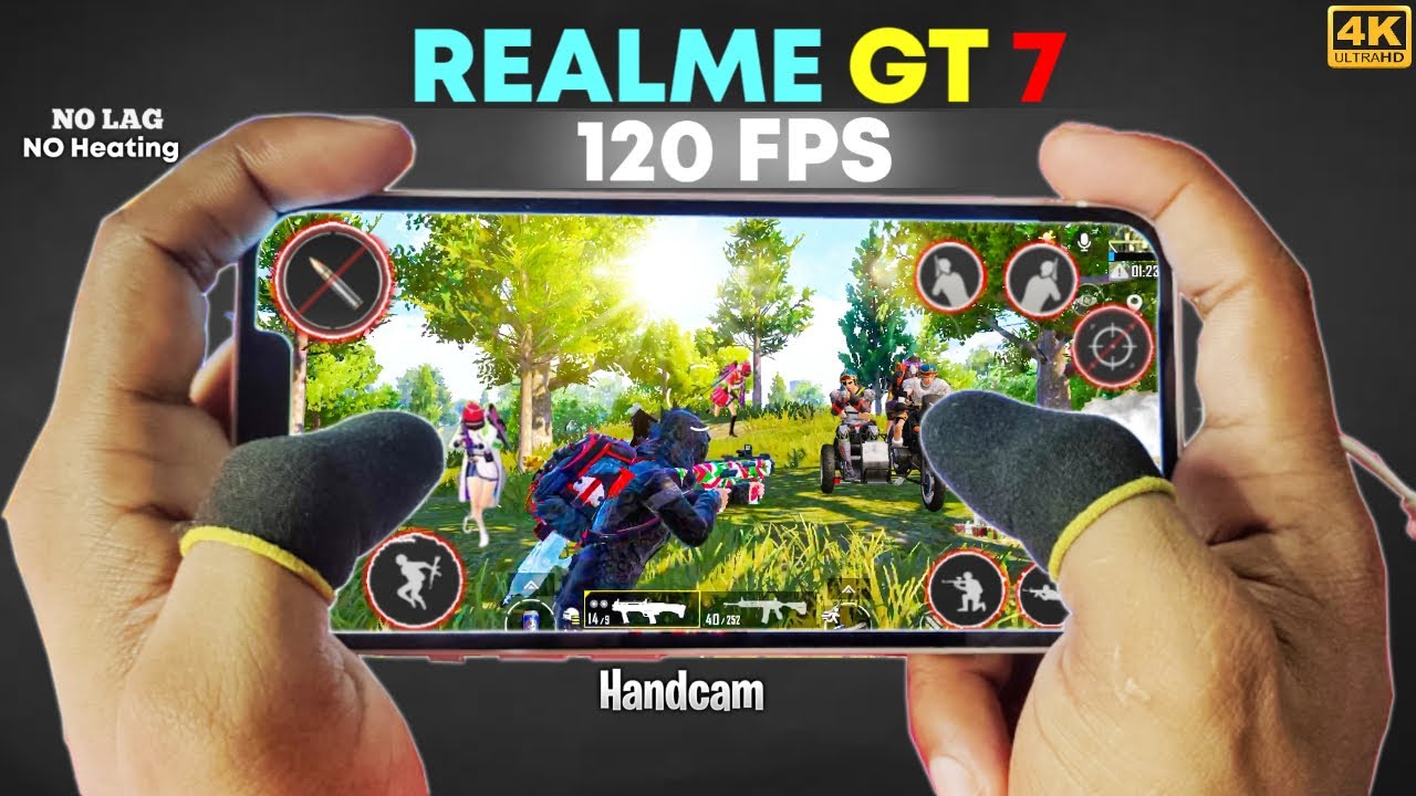 Realme GT 7 5G GAMING TEST 🔥120 Fps ( MediaTek Dimensity 9400e ) 120 Hz Refresh Rate 🔥