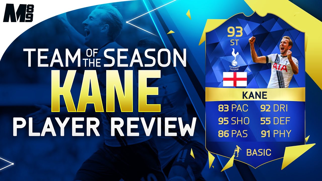 FIFA 16 TOTS KANE REVIEW (93) FIFA 16 Ultimate Team Player Review + In Game Stats