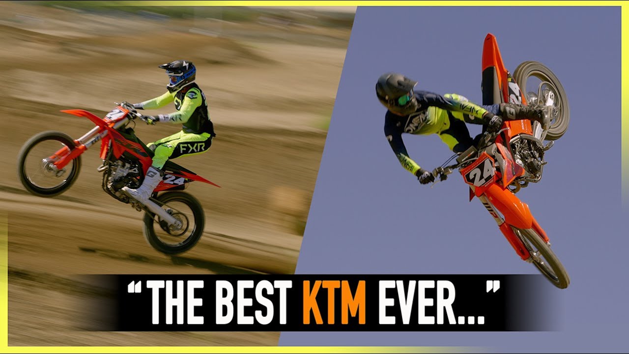 FIRST Laps on the 2025 KTM 250 SX-F!