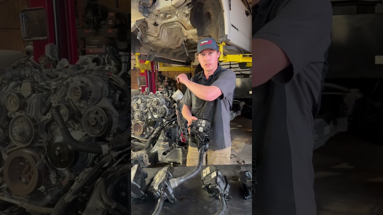 Engine vs Crankcase Filter #ford #powerstroke #superduty #dieselengine #flyingwrenches #f250