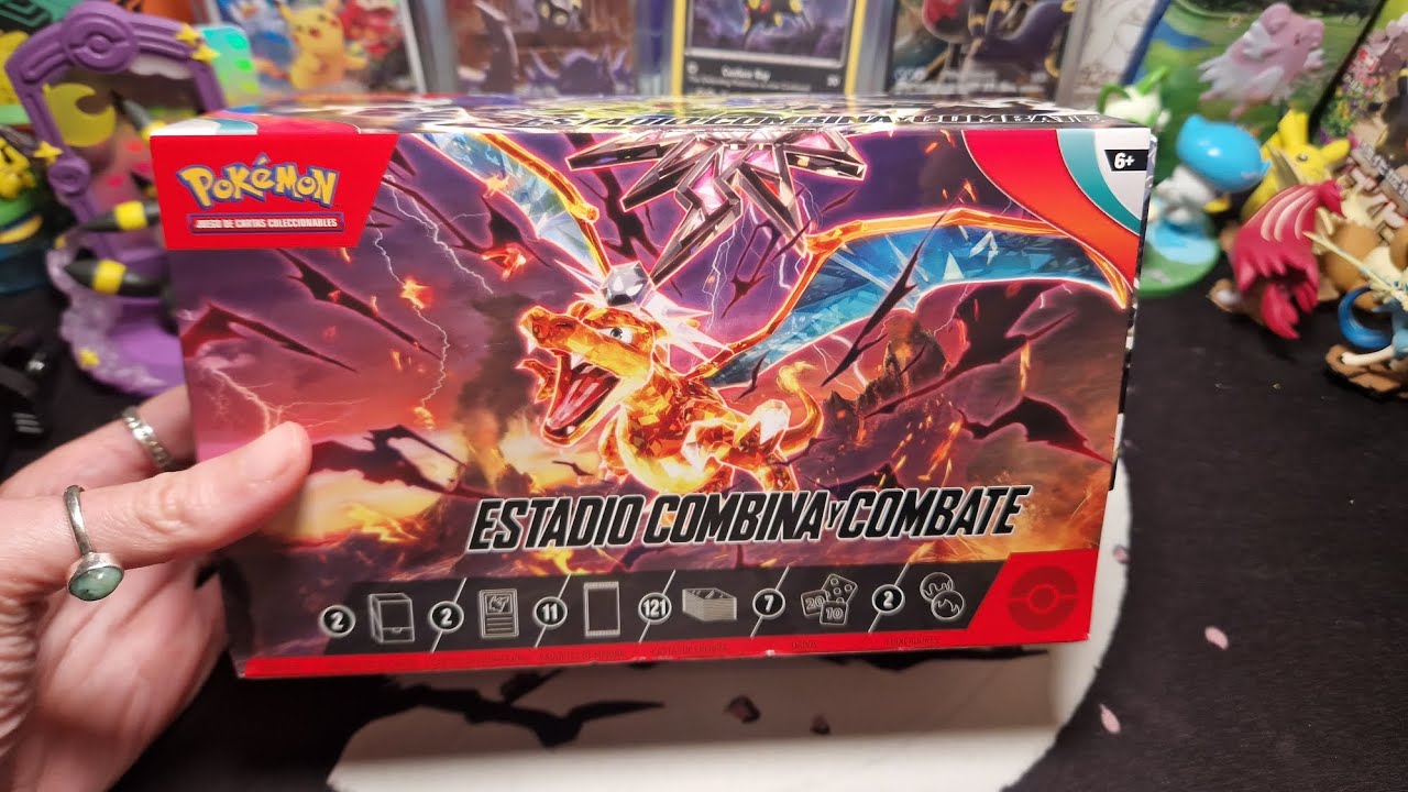 💫UNBOXING Caja Estadio Combina y Combate de la colección LLAMAS DE OBSIDIANA 🔥🖤