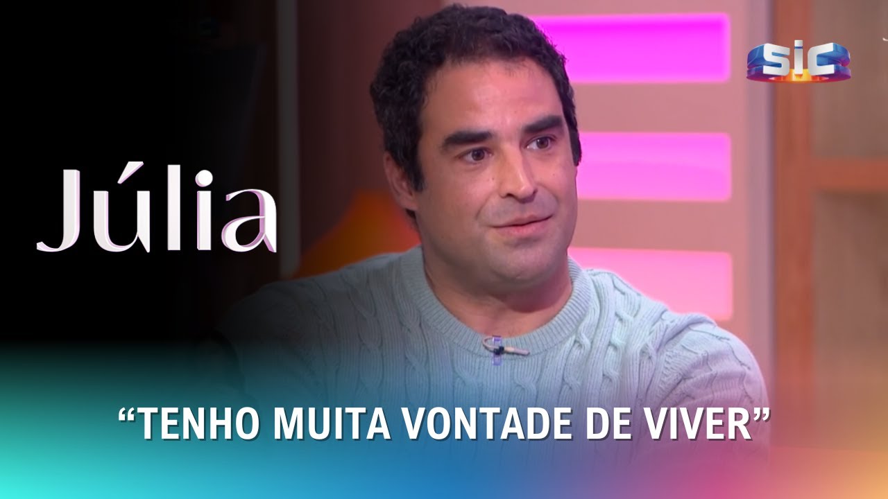 De volta à ficção, João Catarré recorda susto de saúde | Júlia