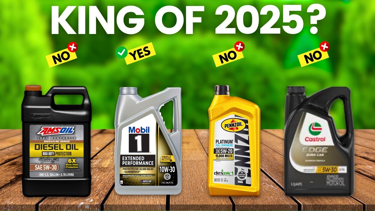 6 Best Synthetic Motor Oil 2025