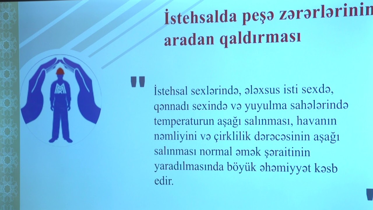 Əmək proseslərinin rasional təşkili və ticarət işçilərinin şəxsi gigiyenası-Aşpaz ixtisası