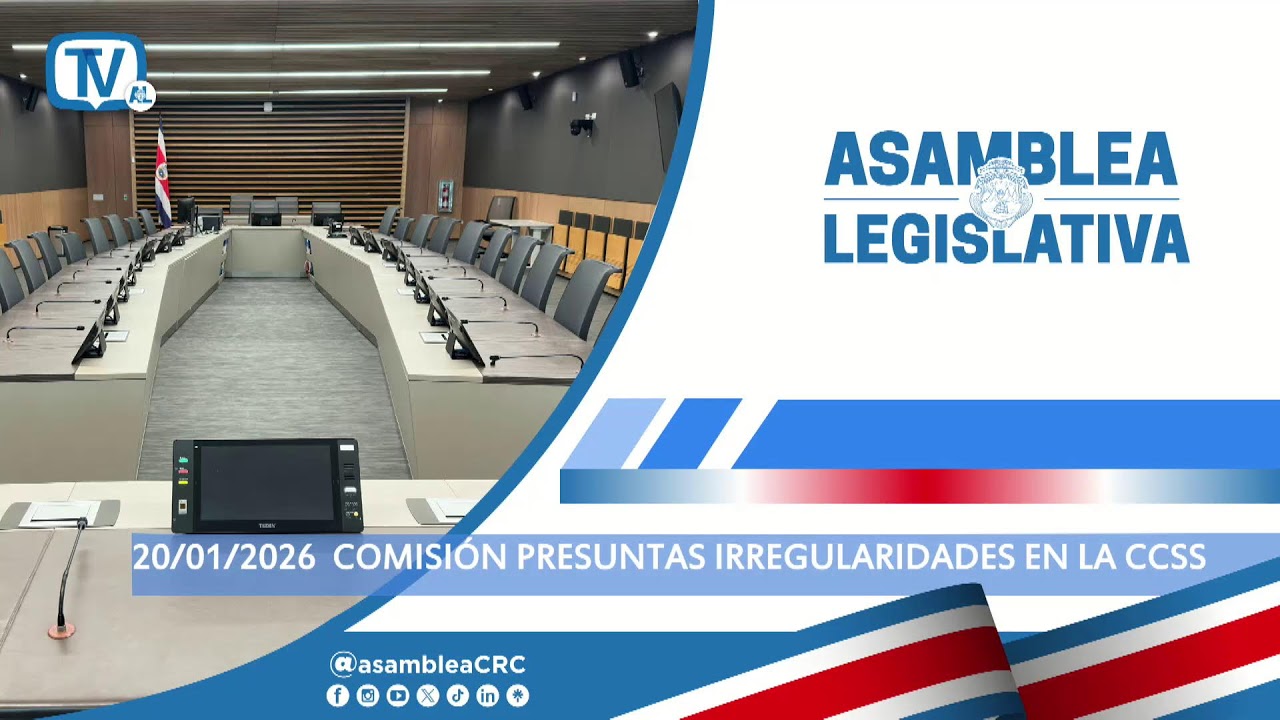 Comisión Especial Investigadora Presuntas Irregularidades en la CCSS, 20 enero 2026