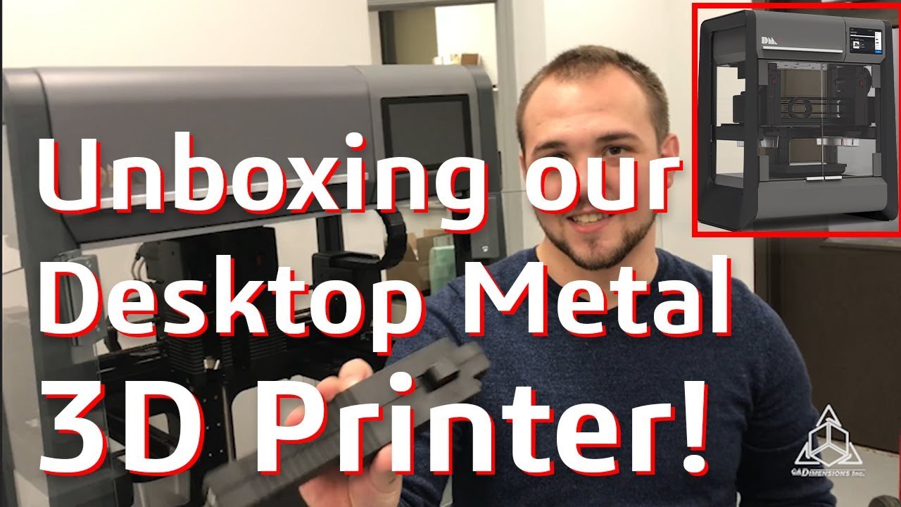 Unboxing our Desktop Metal 3D Printer!