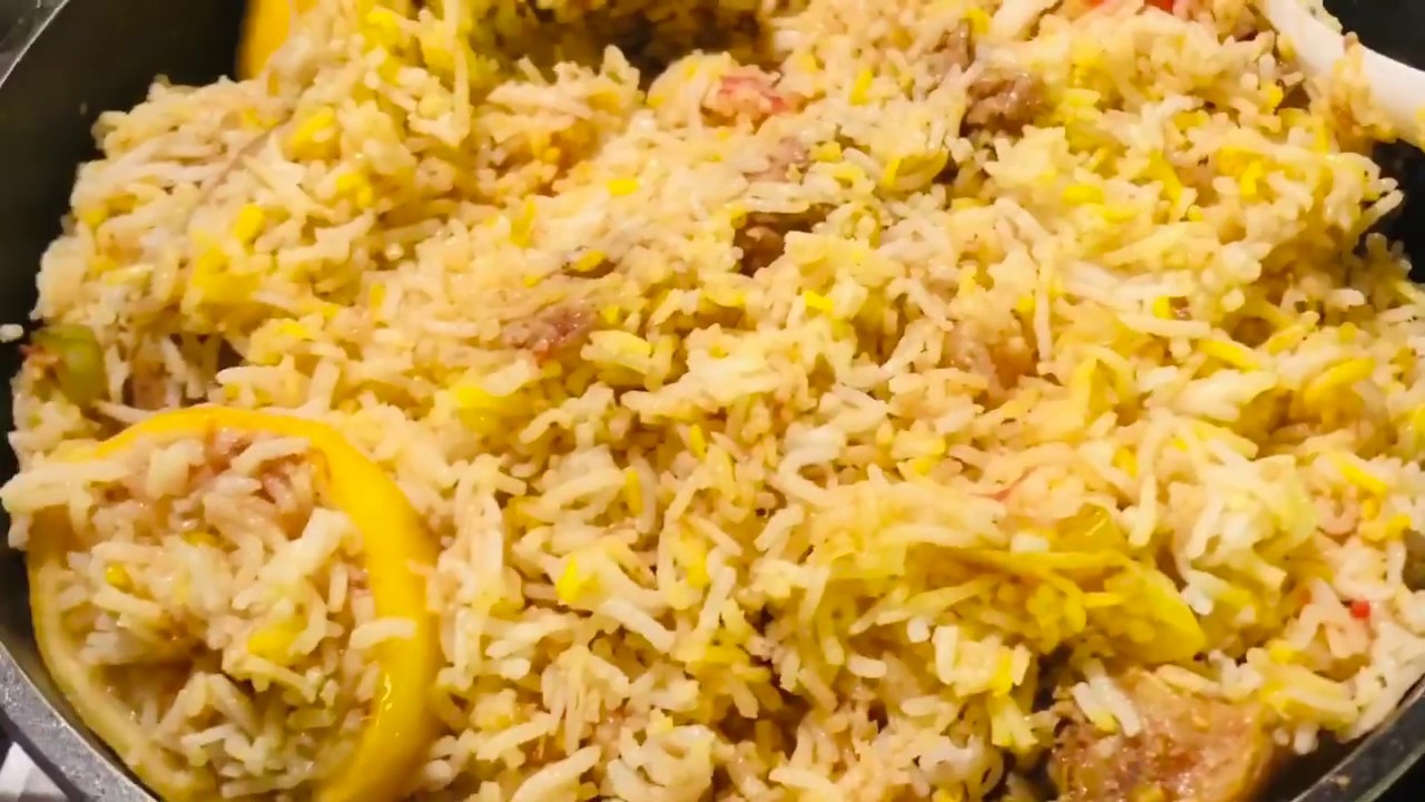 Chicken Biryani Pakistanische spezialität Rezept auf deutsch