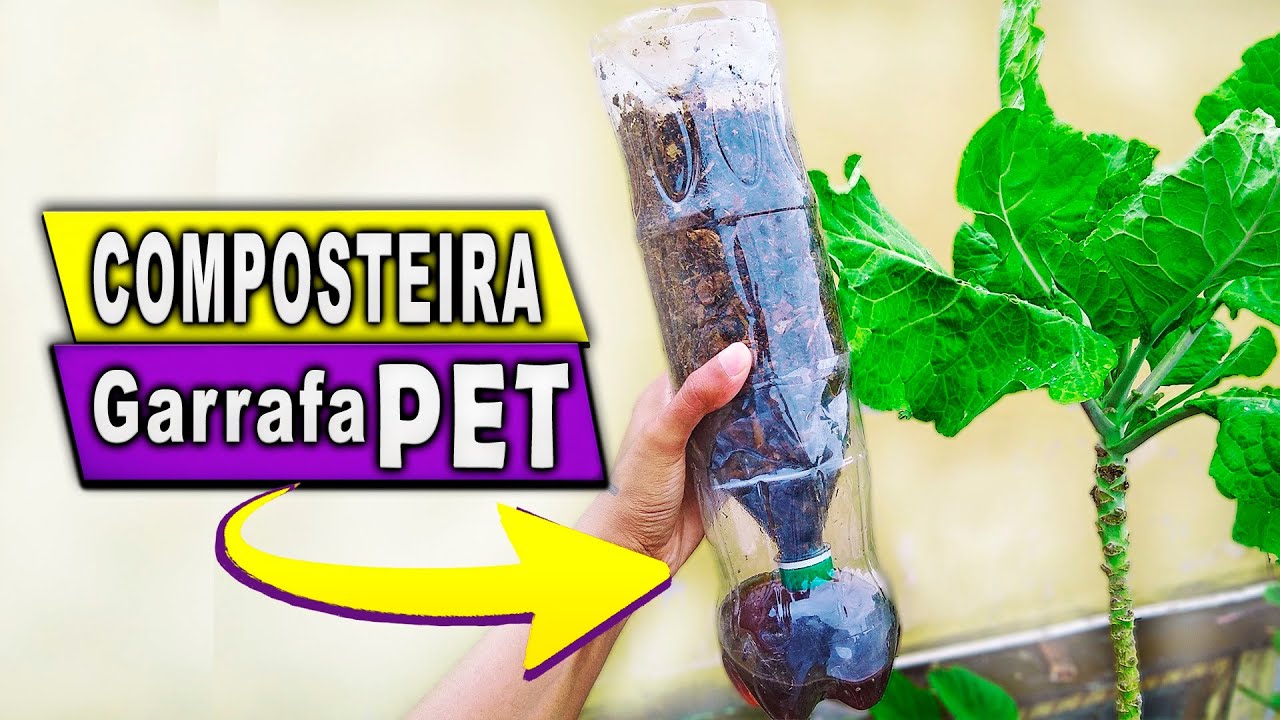 Composteira de Garrafa PET ( H&Uacute;MUS E CHORUME )