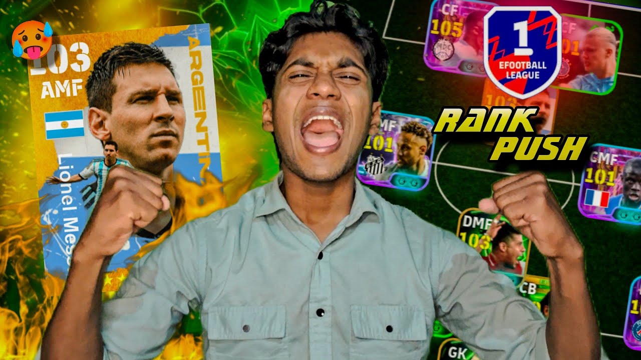 MESSI LEADS MY RANK PUSH 💥 | OBITO GAMING 