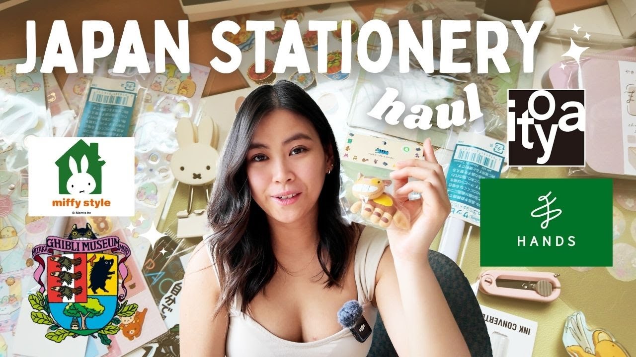 what i bought in japan 💌 yap with me, stationery haul, itoya, ghibli museum, sekaido, miffy & more!!
