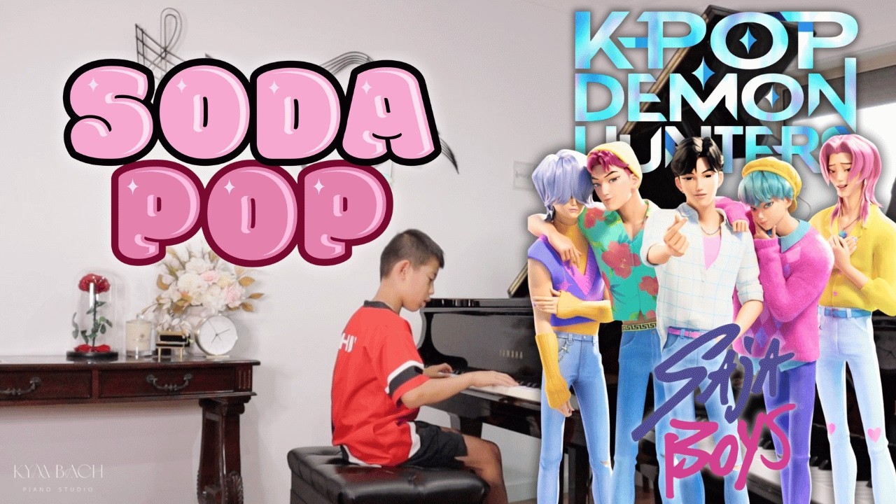 Soda Pop - Saja Boys / K-Pop Demon Hunters (Easy Piano Cover) | Jadon