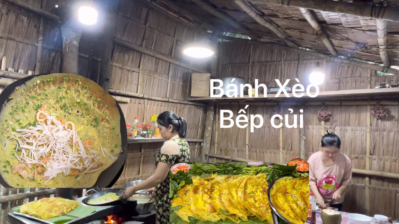 Chiên Mâm Bánh Xèo Giòn Béo Khi Nghe Mấy Cháu Thèm -Thêm Phần Cho Nội Đưa Ông Táo Về Trời |Atml