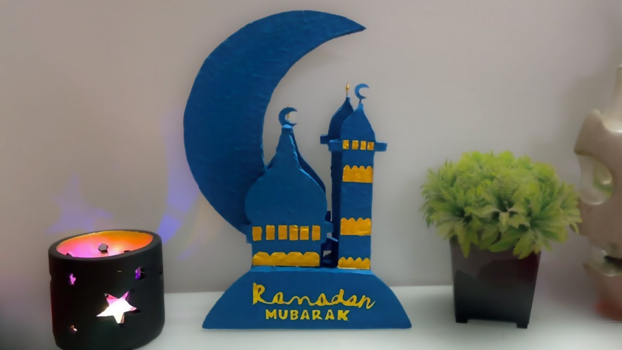Creative Ramadan Decor DIYs Using Cardboard | Islamic Decoration Inspiration