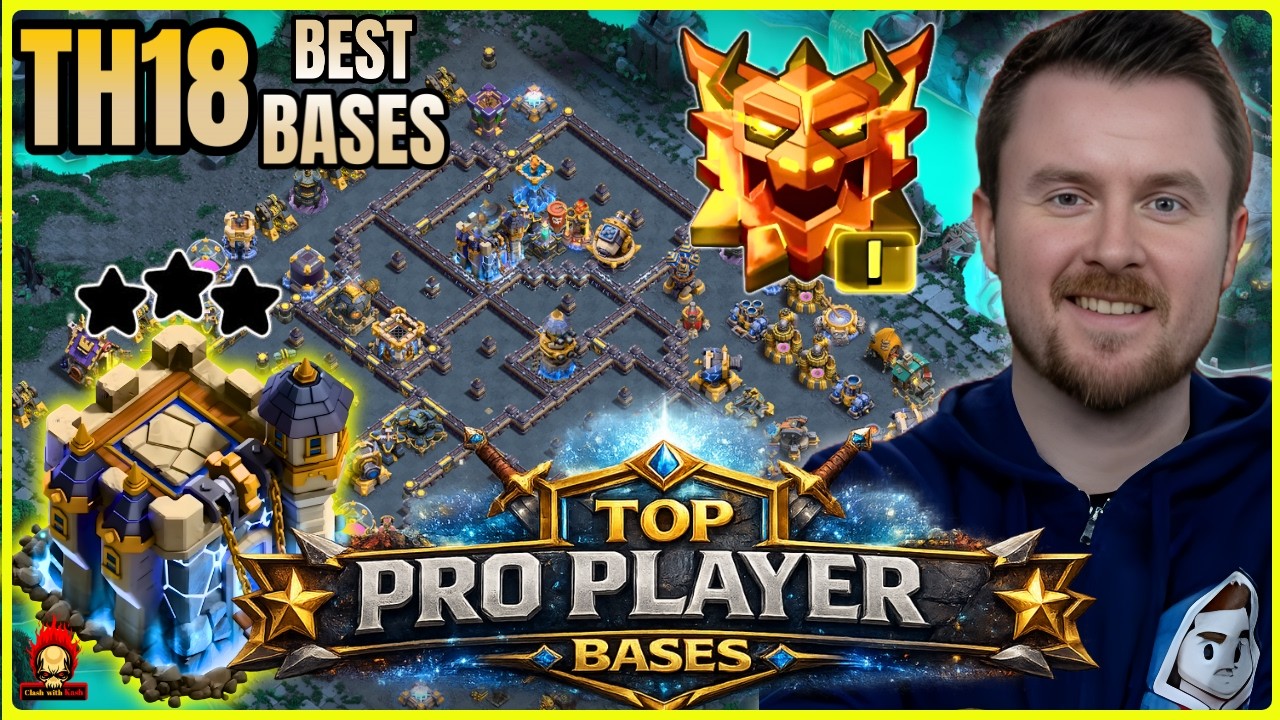TOP 10  PRO PLAYER BASES TOWNHALL 18 BASE ! TH18 LEGEND BASES WITH LINK ! ANTI 2 STAR TH18 WAR BASE