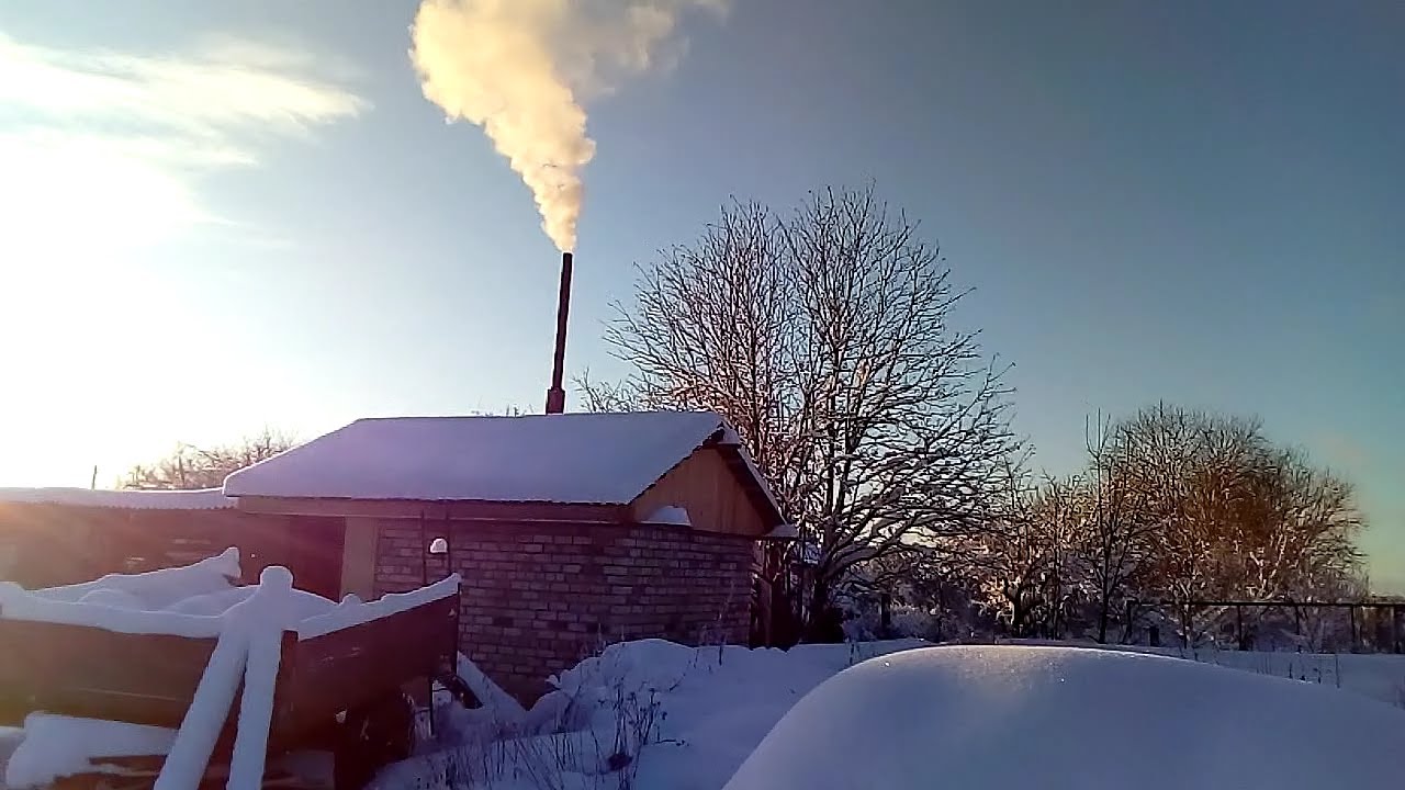 Я построил баню.