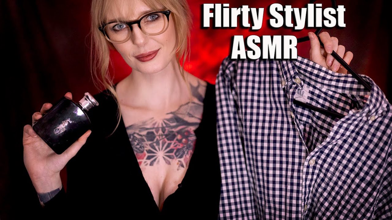 ASMR For Men Your Flirty Stylist - Roleplay (Soft Spoken, Measuring, Fabric Sounds)