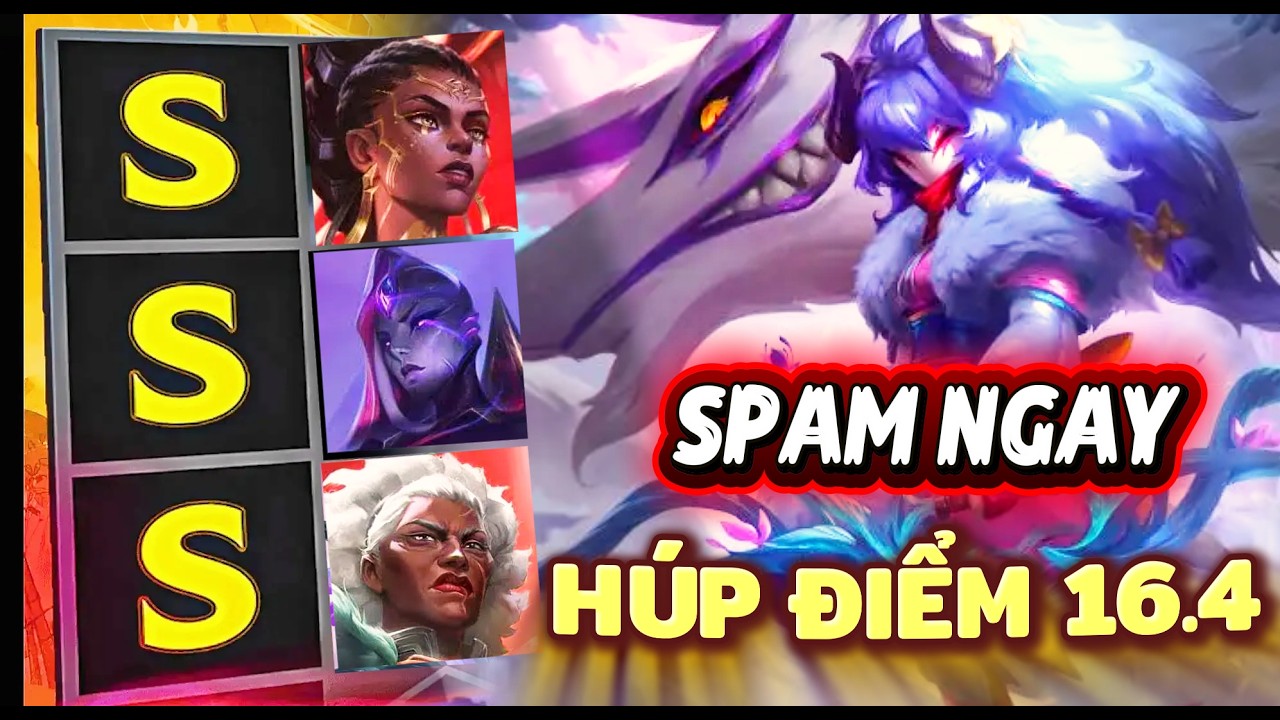 ĐTCL 16.4: TOP 3 B&Agrave;I MẠNH NHẤT NG&Agrave;Y ĐẦU META 16.4 🚀 H&uacute;p Điểm Cực Nhanh