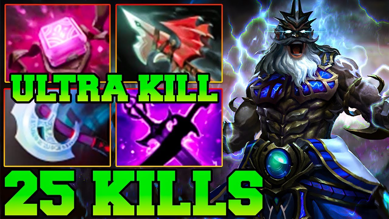 Ultra Kills + 25 Kills Zeus Dota 2 !! Zeus Dota 2 Mid Guide Update Tutorial Gameplay Carry Support
