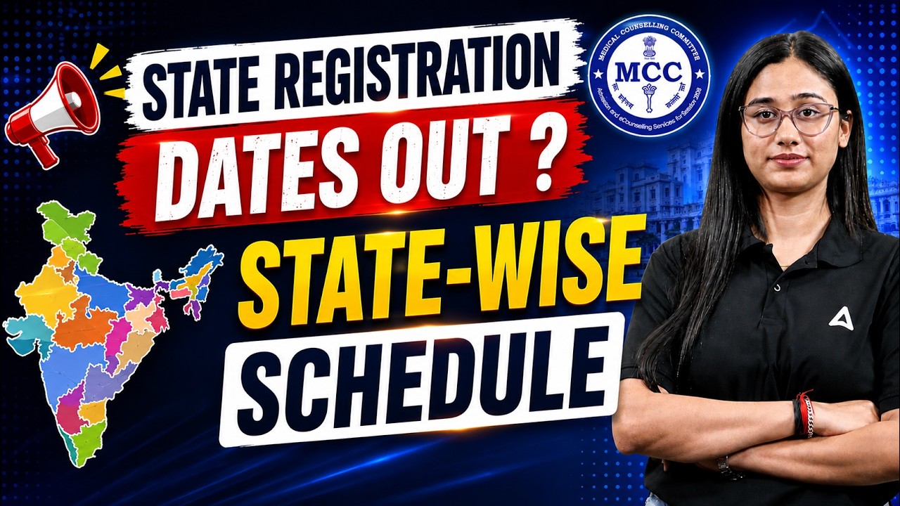 NEET 2026 Counselling: State Registration Dates Out? 🚨 Complete State-Wise Schedule | Bharti Ma'am