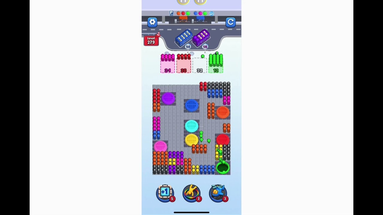 Hole Trap Jam the Bus Level 279