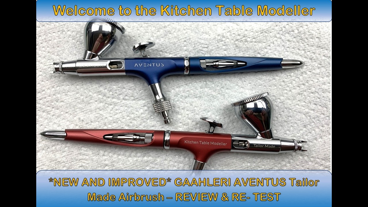 *NEW & IMPROVED* Gaahleri AVENTUS Tailer Made Airbrush - Re Review and performance demonstration!!