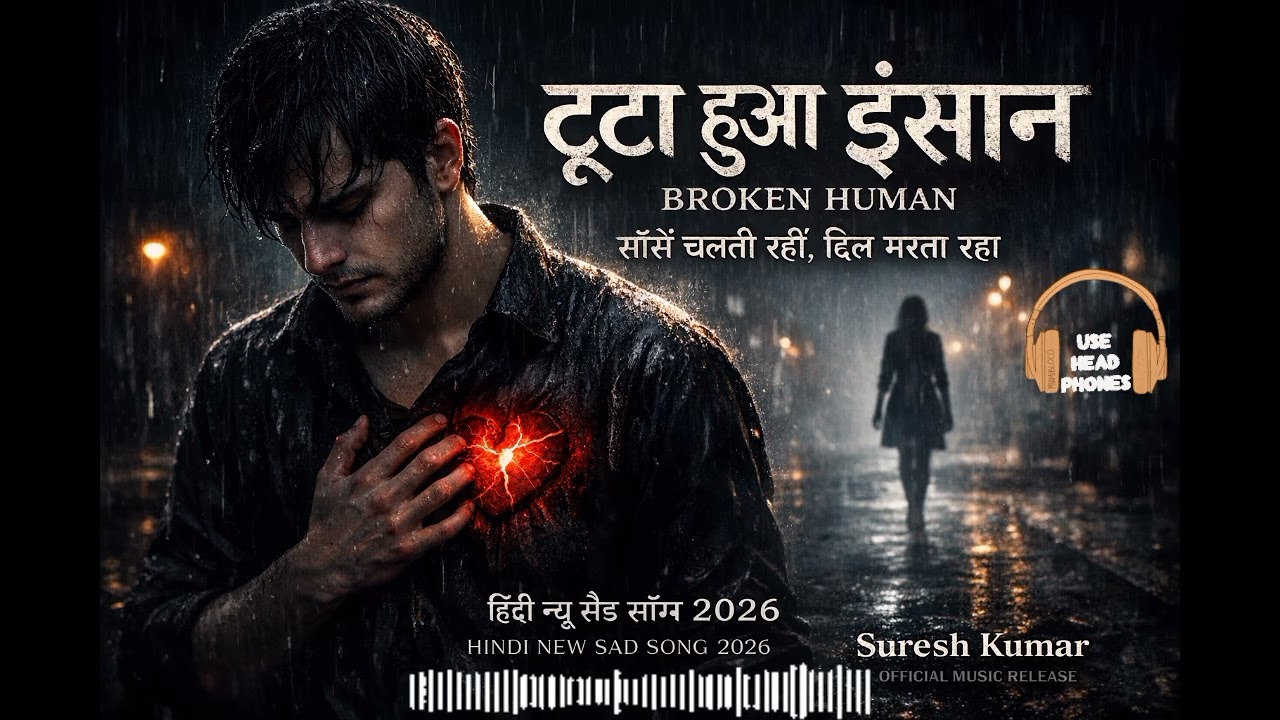 टूटा हुआ इंसान | Very Sad Hindi Song | Broken Heart | Suresh Kumar 