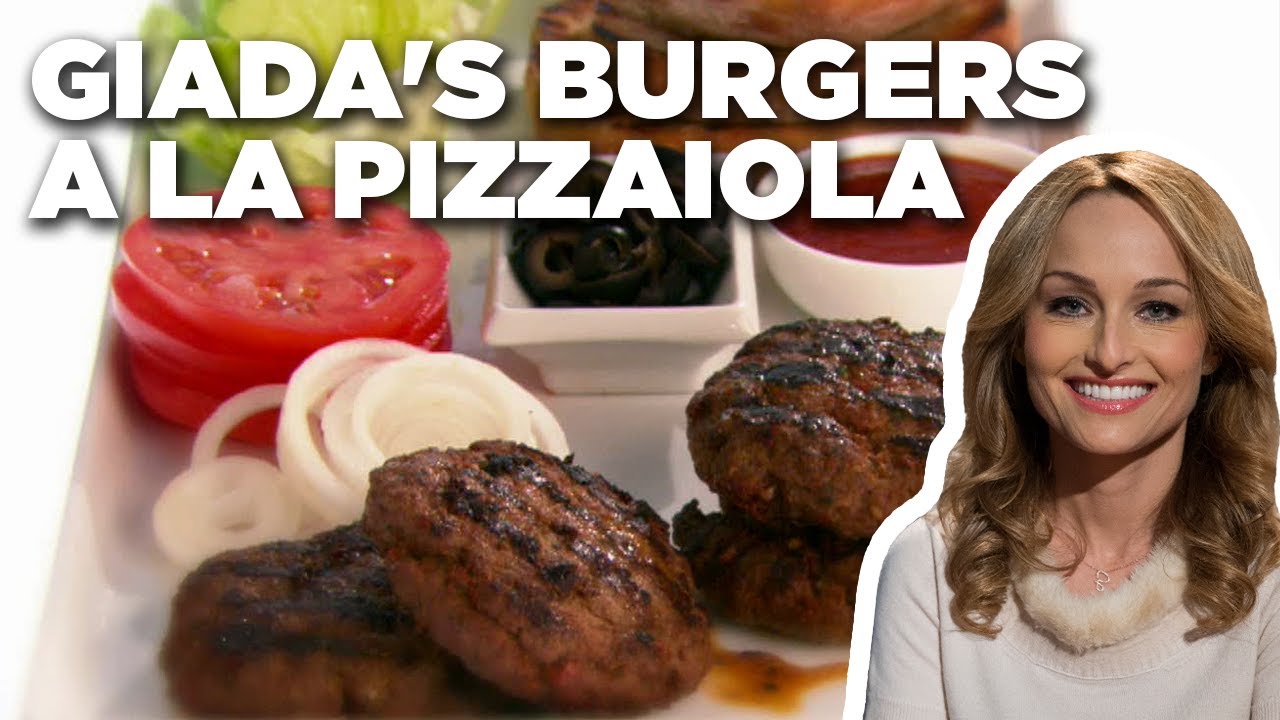 Giada De Laurentiis' Burgers a la Pizzaiola | Giada At Home | Food Network