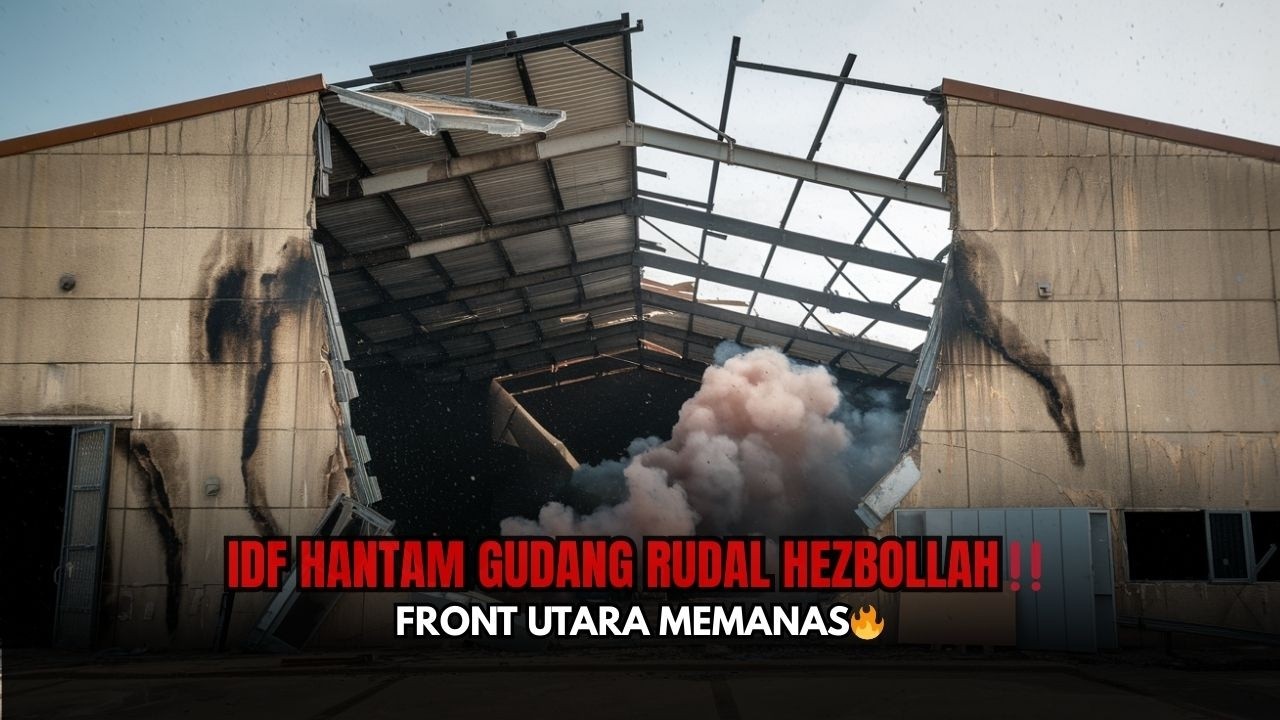 IDF HANTAM GUDANG RUDAL HEZBOLLAH‼️ FRONT UTARA MEMANAS🔥