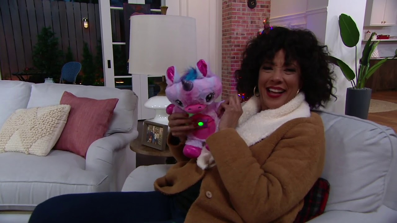 Star Belly Dream Lite Plush Animal with Light Up Belly on QVC