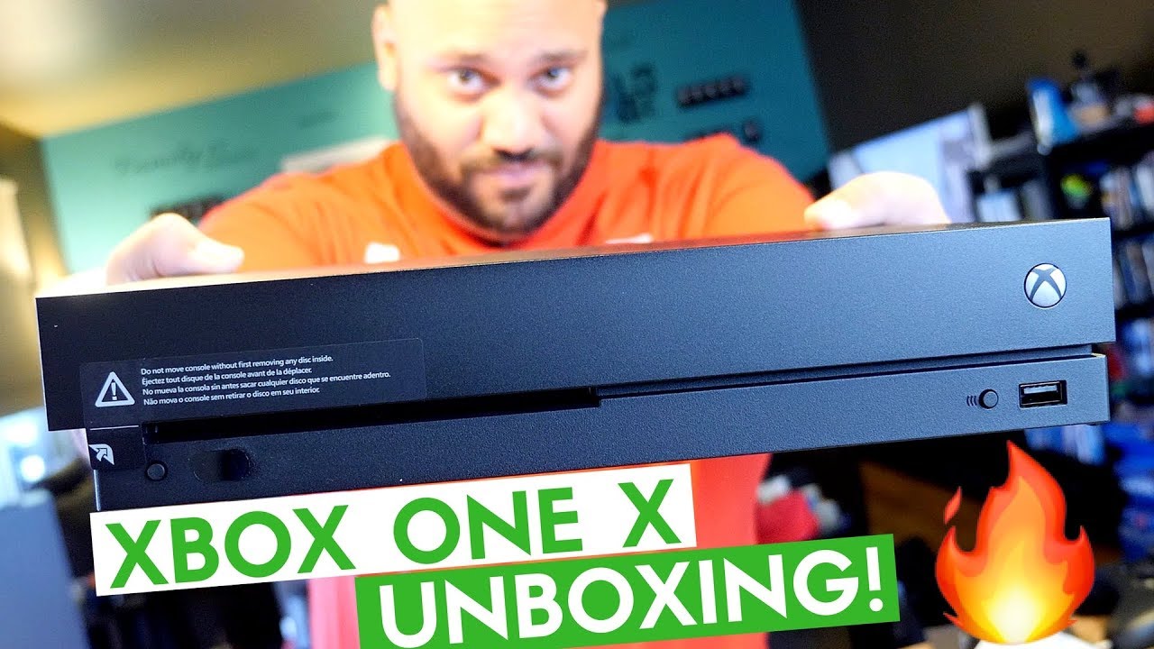 Xbox One X Unboxing & Hands On!