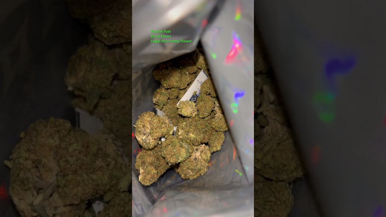 Rocket fuel by lit farms legal thca hemp flower