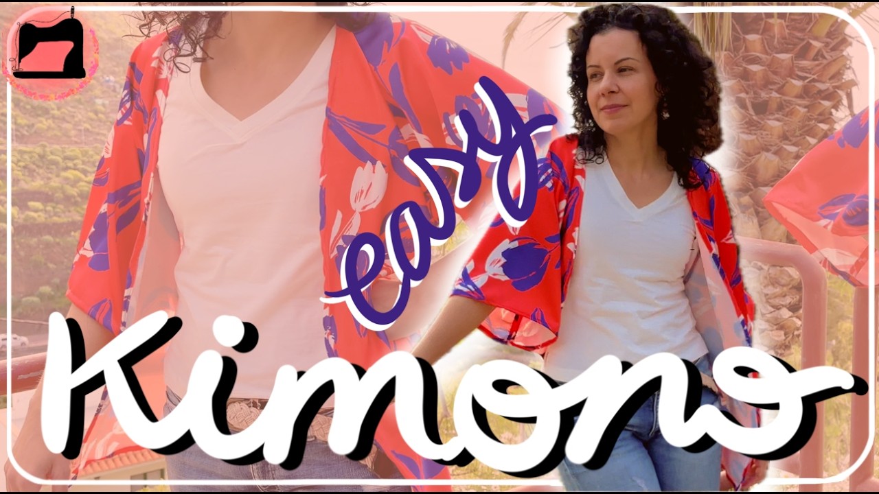 How to Make a Simple Kimono – No Pattern Needed | Beginner Friendly.