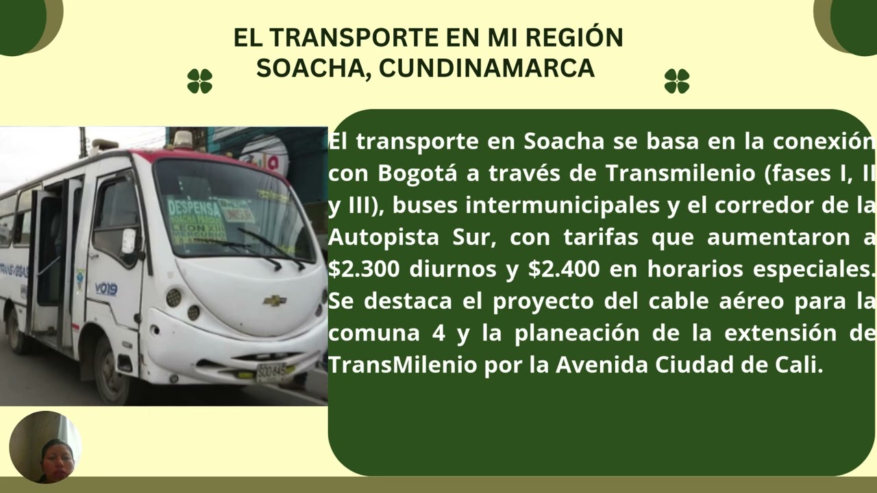 Características de  Modos y Medios en Transporte