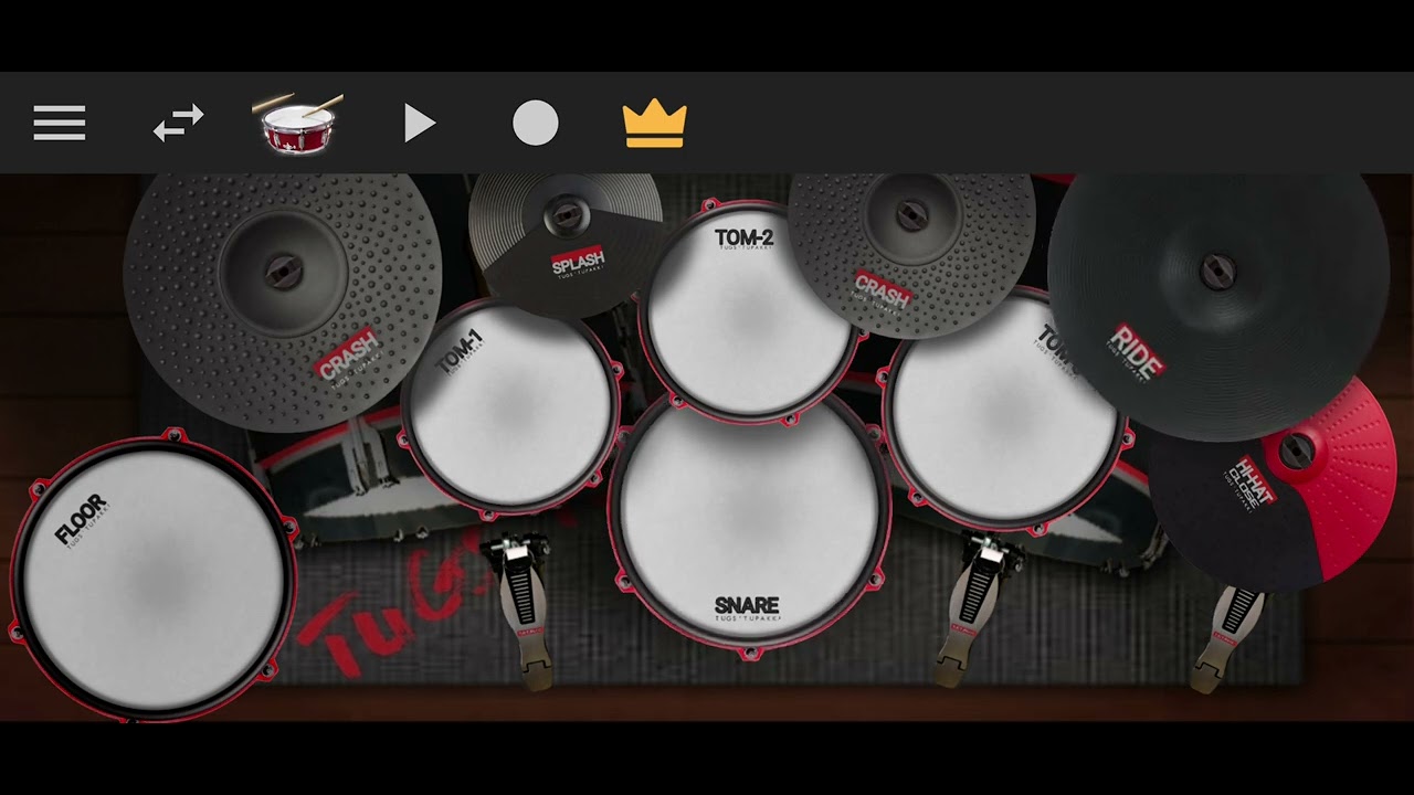 Я играл набарабанов