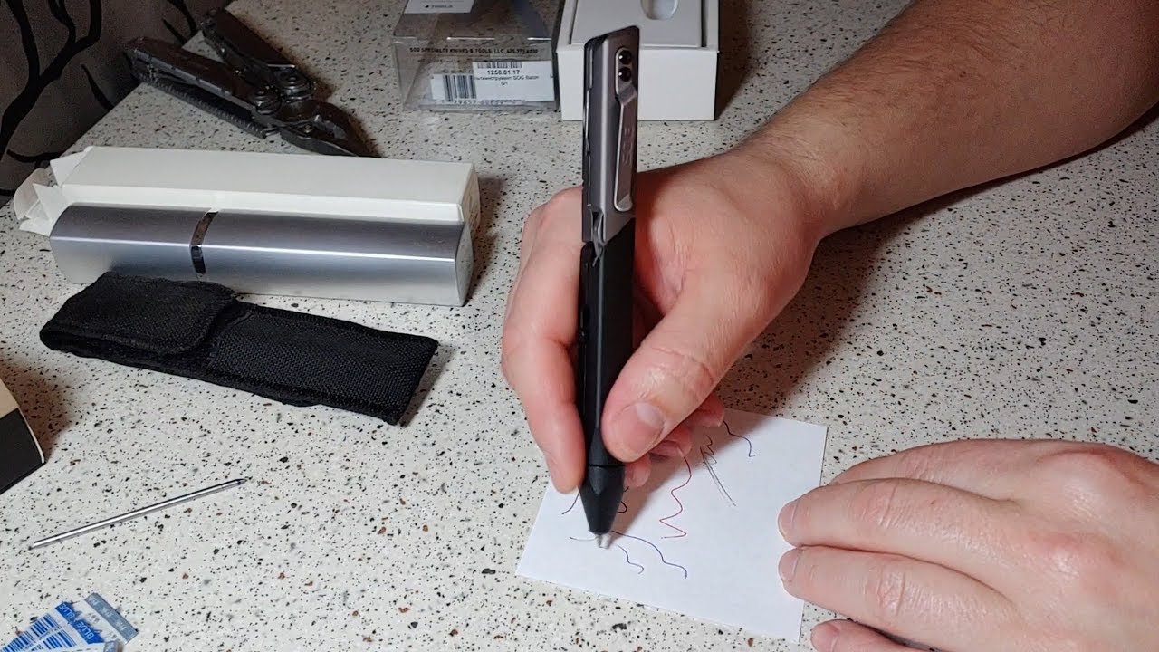 SOG Baton Q1, Parker Executive - Ручки для любителей Мультитулов