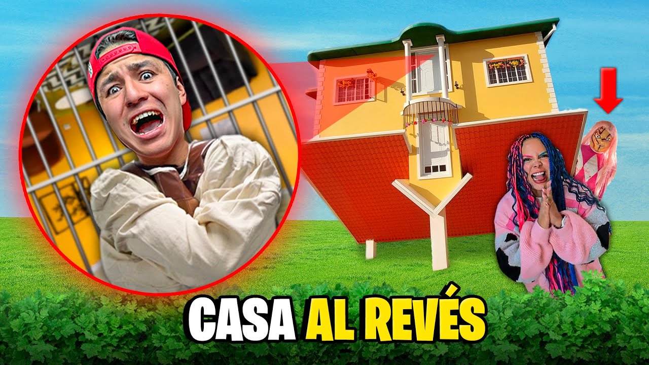 @senoritainfluencer ME ENCIERRA en una CASA AL REV&Eacute;S * CHUCKY BARBIE APARECE