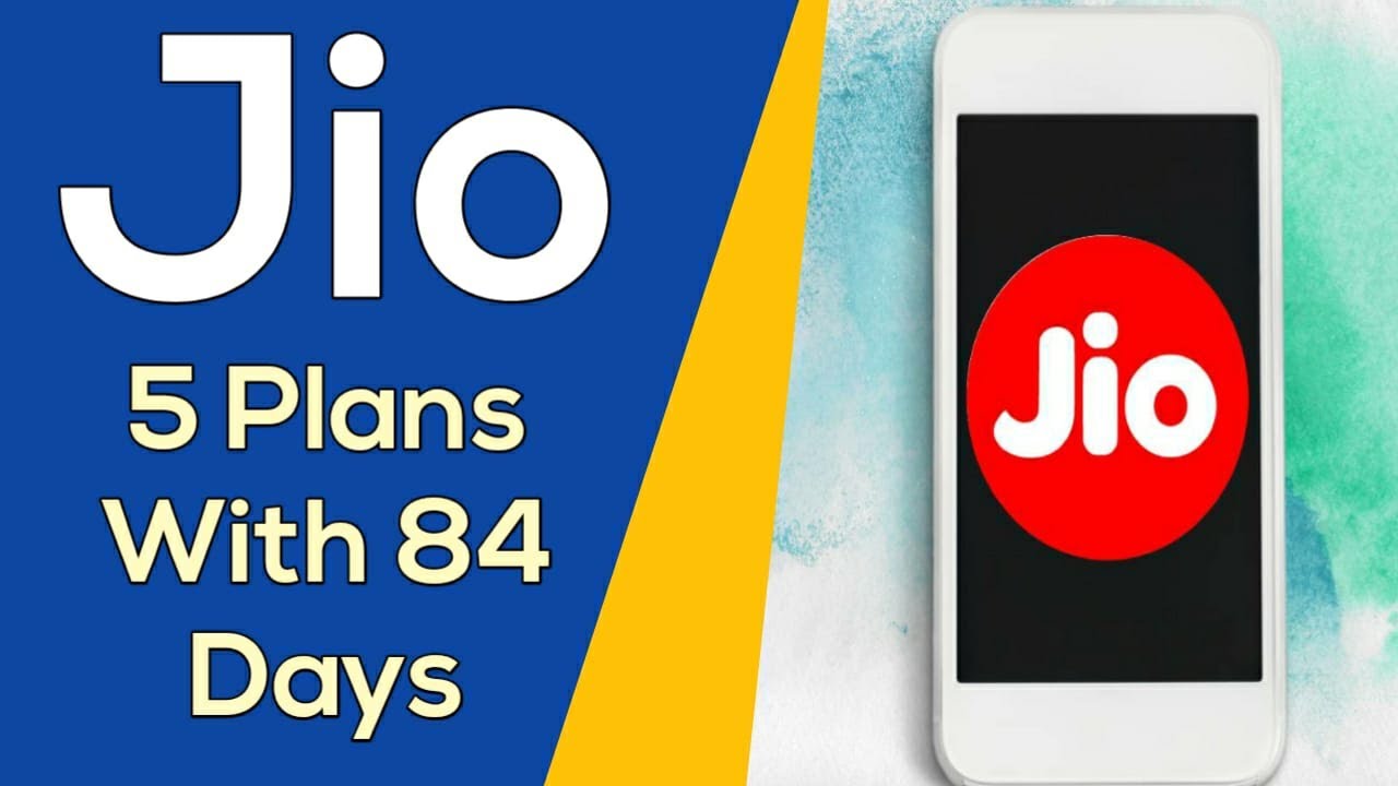 Reliance Jio 5 Plans With 84 Days Validity | Jio Great News