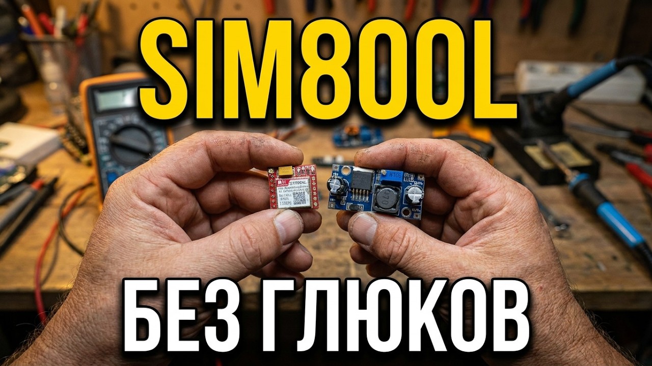 GSM модуль SIM800L - Правильное питание, правильное подключение к ардуино, залог стабильной работы.