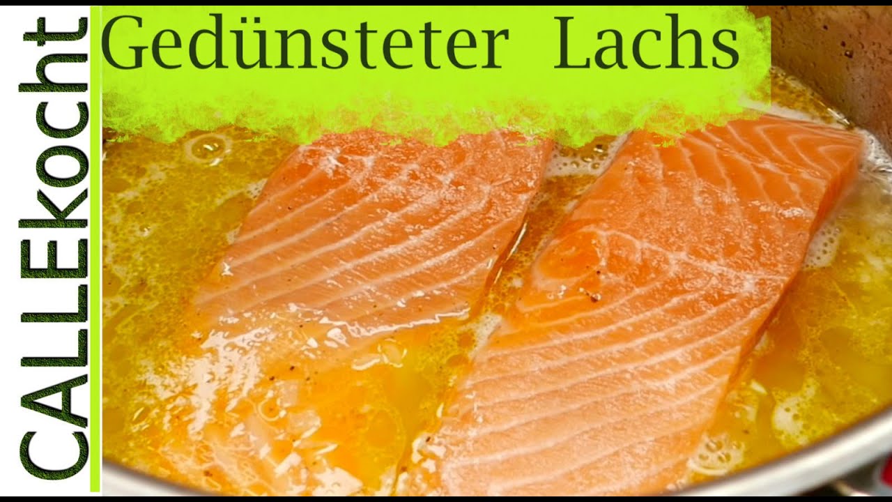 Butter bei die Fische - Lachs in Wei&szlig;wein ged&uuml;nstet - Lecker,  schnell