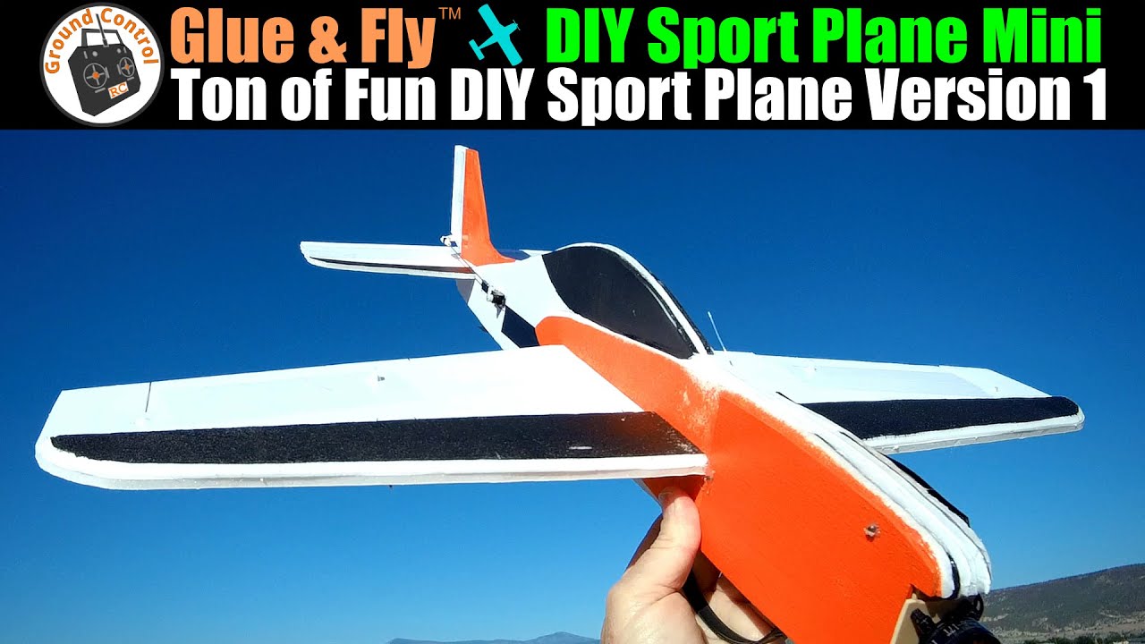 Ton of Fun! | Glue & Fly™﻿ Series DIY Sport Plane Mini