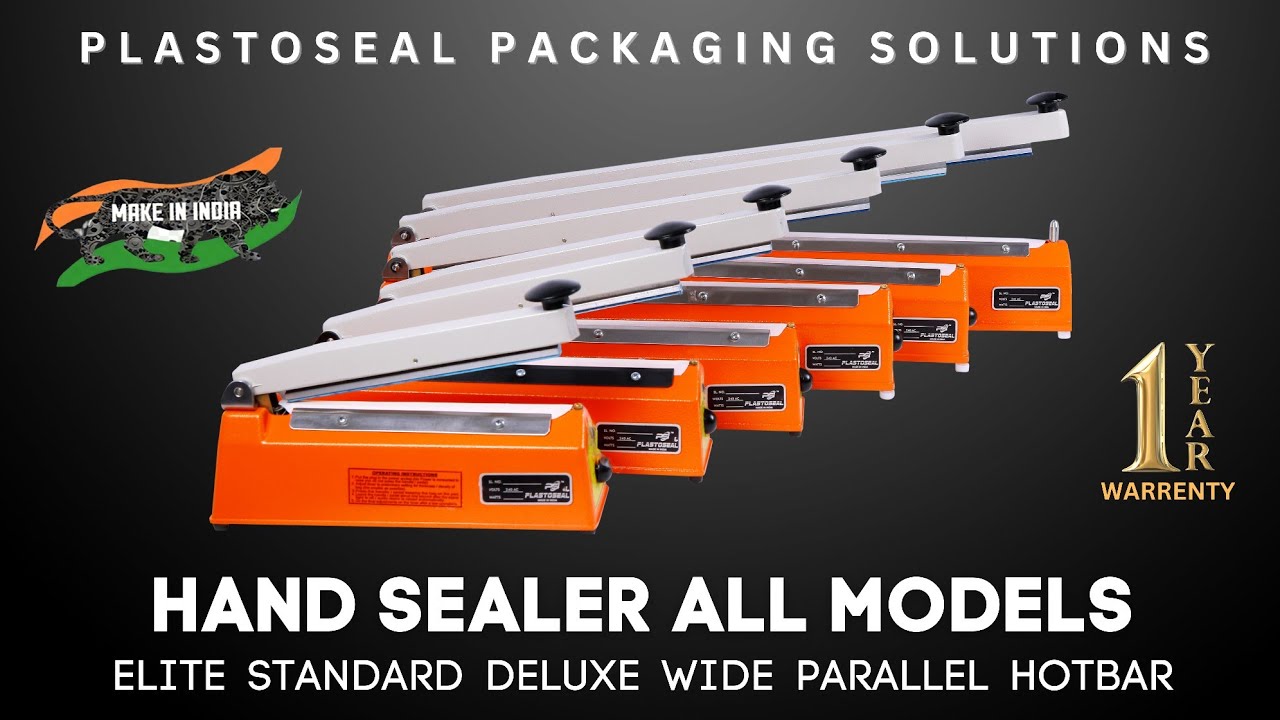 Plastoseal Hand sealing machine different model details