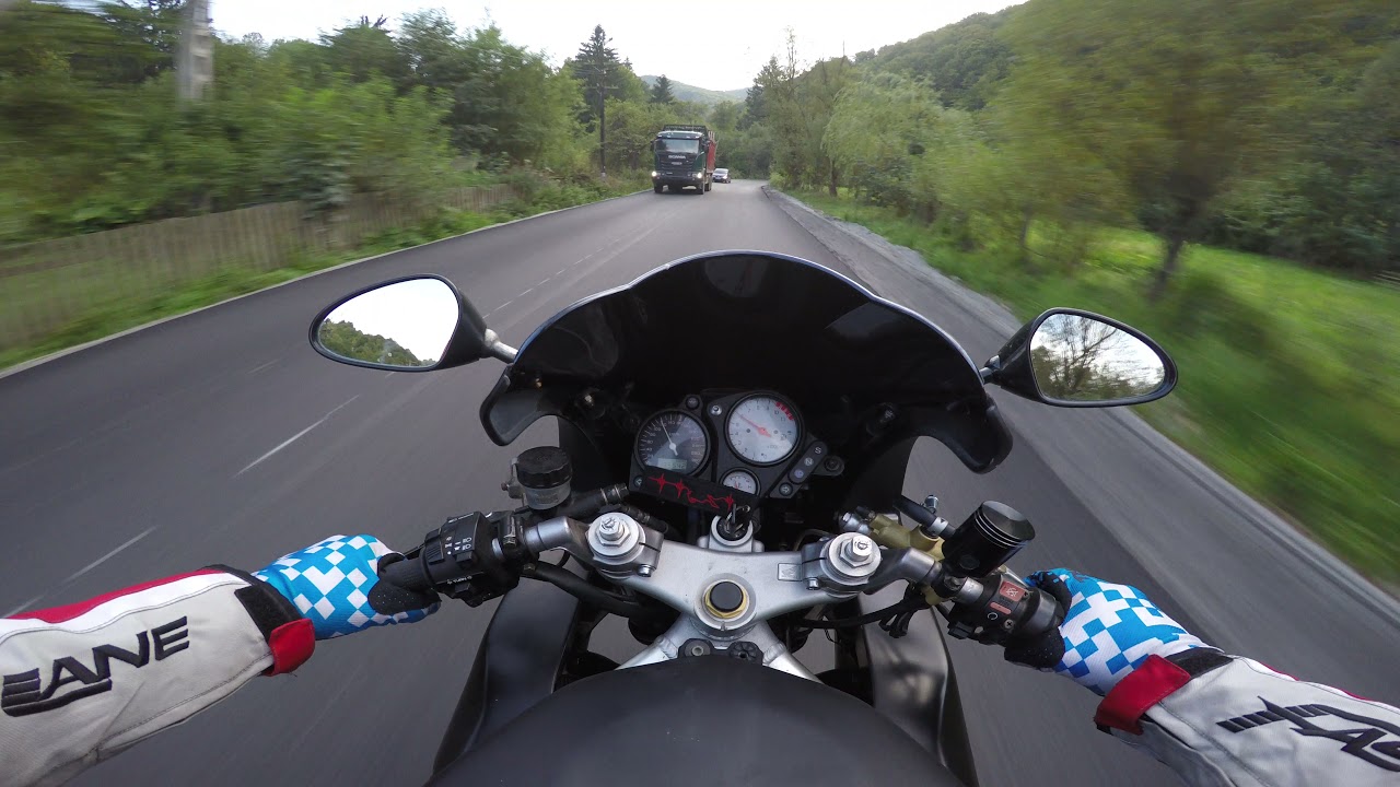 Honda VTR 1000 Firestorm evening ride (Transilvania)