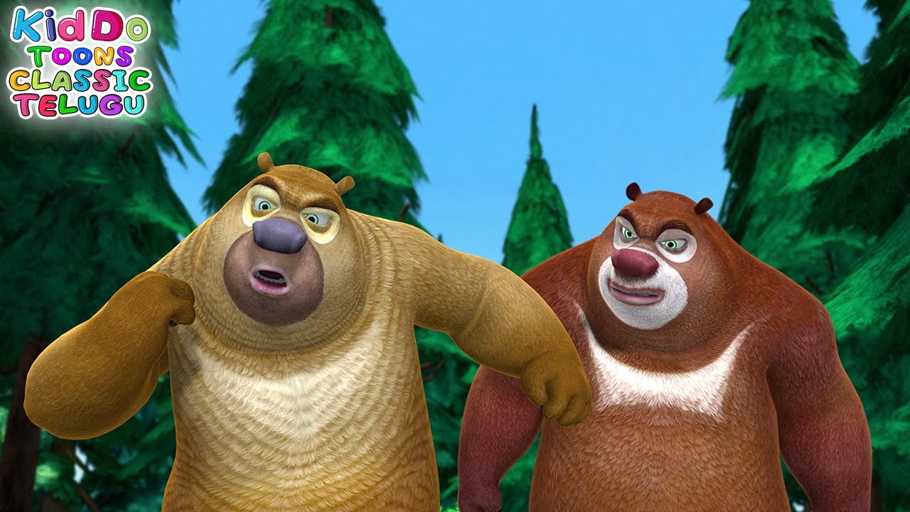 పాప్‌కార్న్ తయారీ యంత్రం | Bablu Dablu Animated Cartoon Story In Telugu | Bears Cartoon Kids